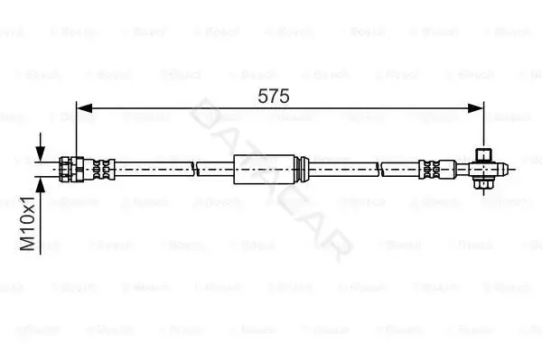 Тормозные шланги BOSCH 1987481A04