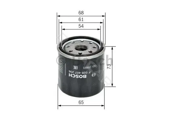 Масляный фильтр BOSCH F026407208