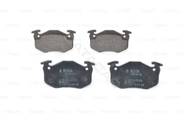 Тормозные колодки BOSCH 0986460970
