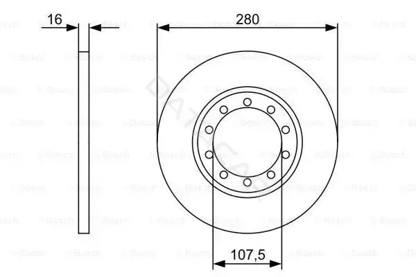 Тормозные диски BOSCH 0986479390