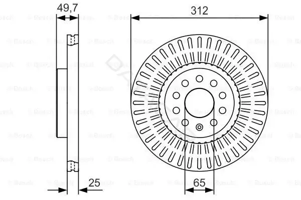 Тормозные диски BOSCH 0986479C29