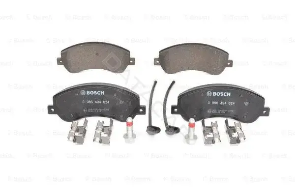 Тормозные колодки BOSCH 0986494624