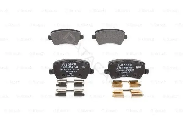 Тормозные колодки BOSCH 0986494641