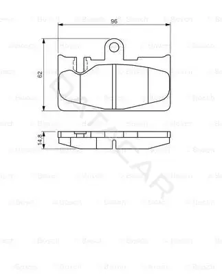 Тормозные колодки BOSCH 0986495139