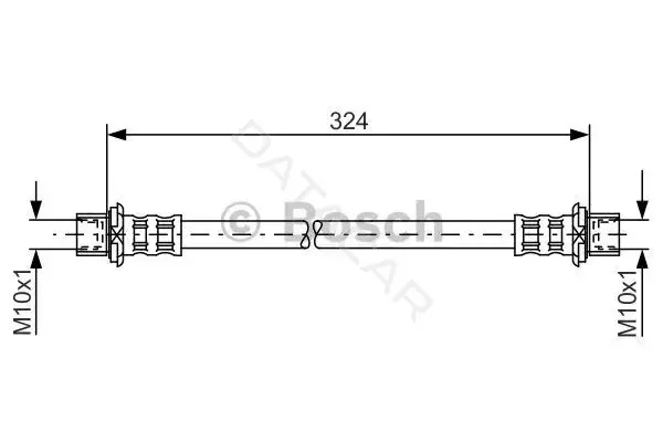 Тормозные шланги BOSCH 1987481016