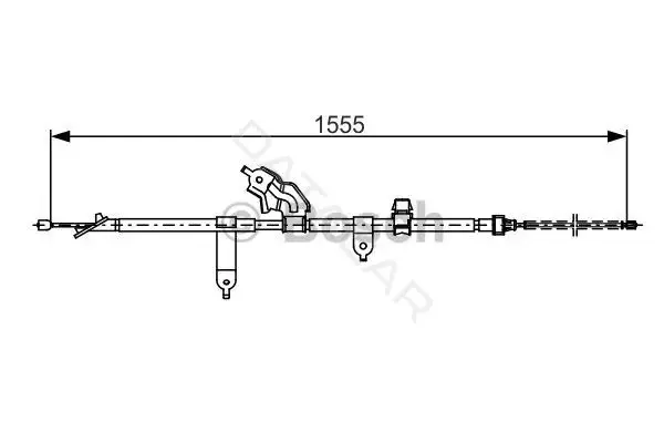 Трос ручника BOSCH 1987482221