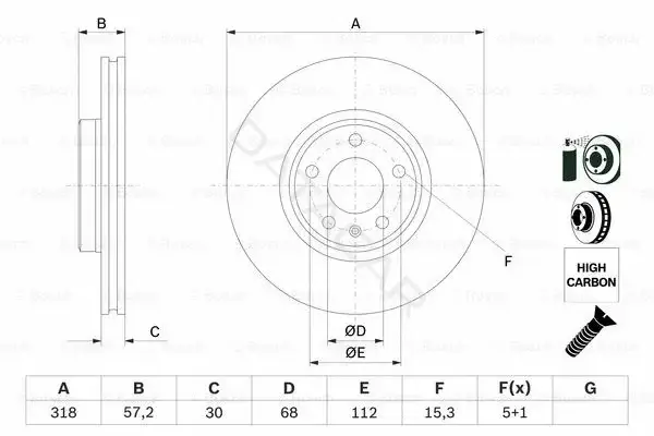 Тормозные диски BOSCH 0986479E49