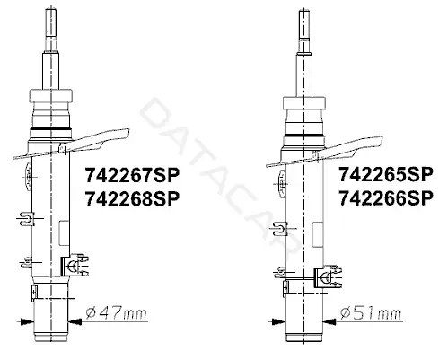 Амортизаторы MONROE 742267SP
