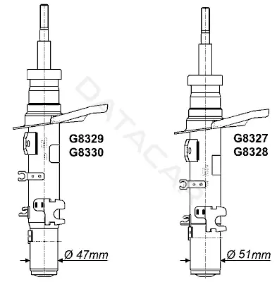 Амортизаторы MONROE G8328