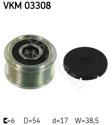Шкив генератора SKF VKM03308