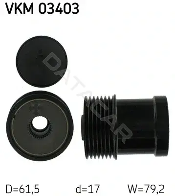 Шкив генератора SKF VKM03403