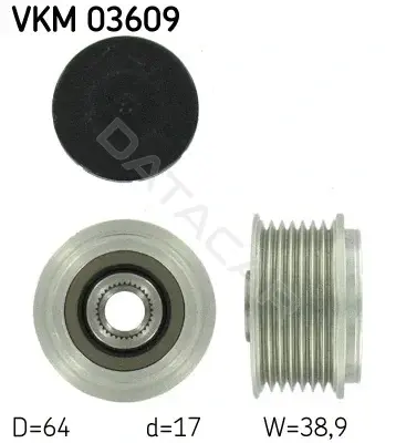 Шкив генератора SKF VKM03609
