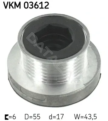 Шкив генератора SKF VKM03612