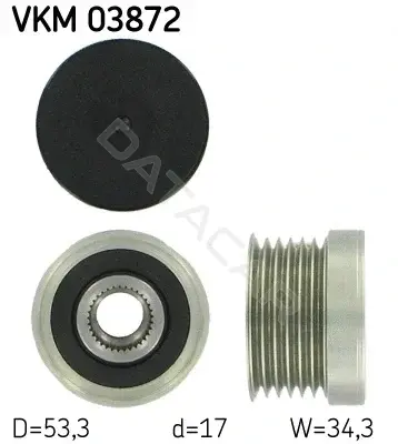Шкив генератора SKF VKM03872