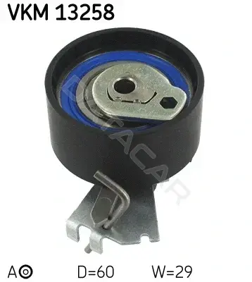Натяжной ролик ГРМ SKF VKM13258