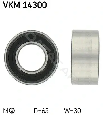 Натяжной ролик ГРМ SKF VKM14300