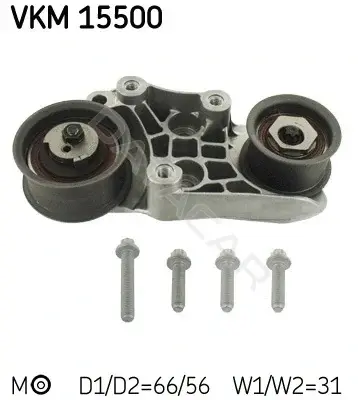 Натяжной ролик ГРМ SKF VKM15500