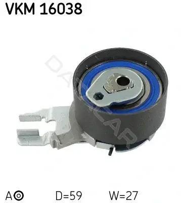 Натяжной ролик ГРМ SKF VKM16038