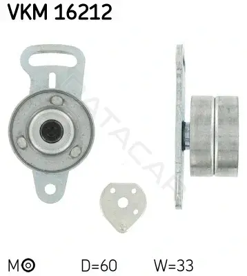 Натяжной ролик ГРМ SKF VKM16212