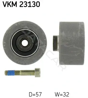 Ролик обводной ремня грм SKF VKM23130