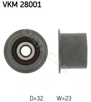 Ролик обводной ремня грм SKF VKM28001