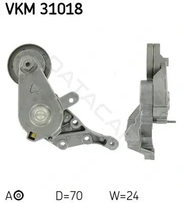 Натяжитель ремня генератора SKF VKM31018