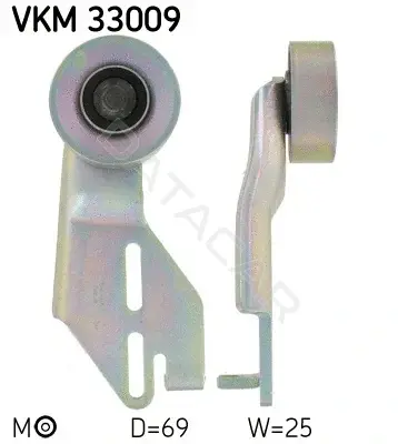 Натяжитель ремня генератора SKF VKM33009
