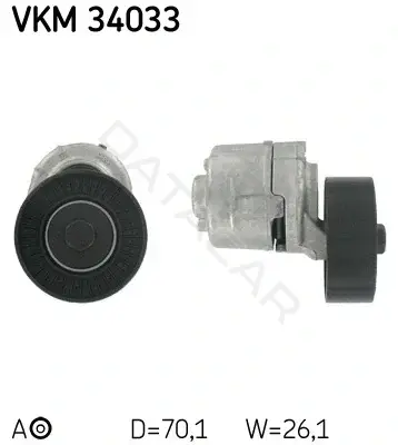 Натяжитель ремня генератора SKF VKM34033
