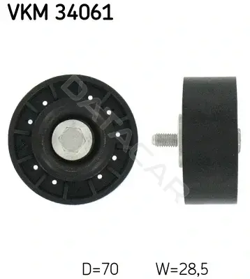 Ролик ремня генератора SKF VKM34061
