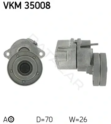 Натяжитель ремня генератора SKF VKM35008
