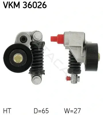 Натяжитель ремня генератора SKF VKM36026