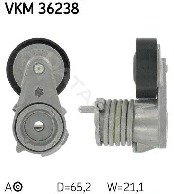 Натяжитель ремня генератора SKF VKM36238