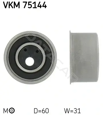 Натяжной ролик ГРМ SKF VKM75144