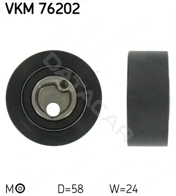 Натяжной ролик ГРМ SKF VKM76202