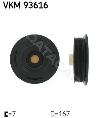 Шкив коленвала SKF VKM93616