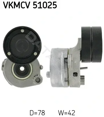 Ролик ремня генератора SKF VKMCV51025