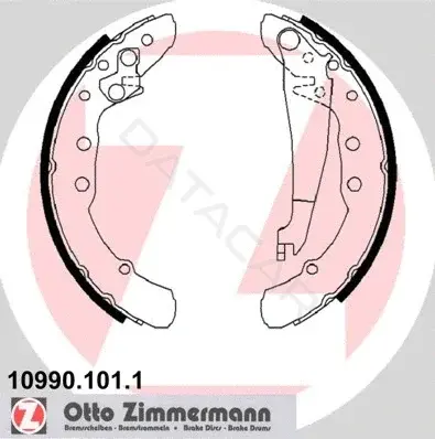 Барабанные колодки ZIMMERMANN 10990.101.1
