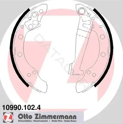 Барабанные колодки ZIMMERMANN 10990.102.4