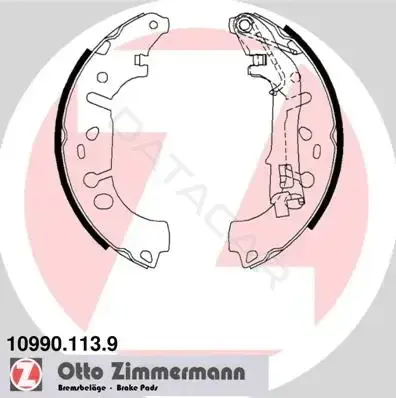Барабанные колодки ZIMMERMANN 10990.113.9