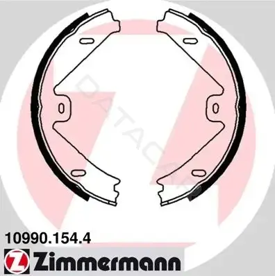 Колодки ручника ZIMMERMANN 10990.154.4