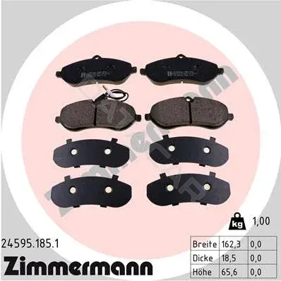 Тормозные колодки ZIMMERMANN 24595.185.1