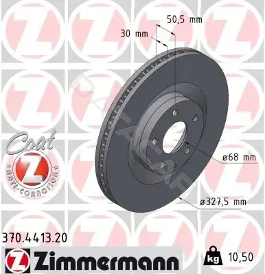 Тормозные диски ZIMMERMANN 370.4413.20