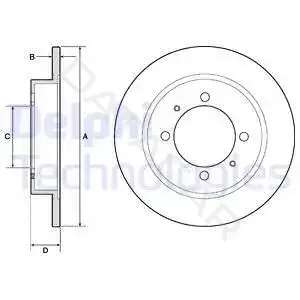 Тормозные диски DELPHI BG3203