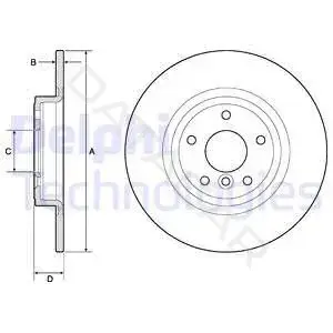 Тормозные диски DELPHI BG4766C