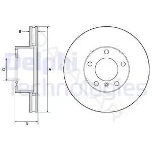 Тормозные диски DELPHI BG9145C