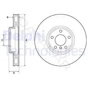 Тормозные диски DELPHI BG9155C