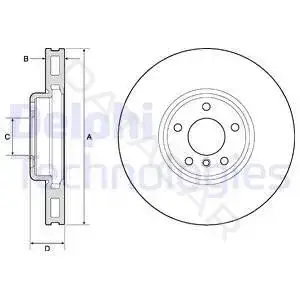 Тормозные диски DELPHI BG9156C