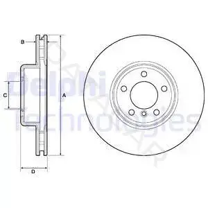 Тормозные диски DELPHI BG9157C