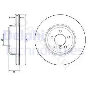 Тормозные диски DELPHI BG9159C