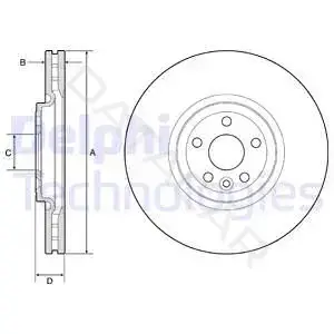 Тормозные диски DELPHI BG9178C